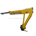 Design of 800kgs 500kgs  hydraulic pickup telescopic Boom Truck Crane with Basket for car trailer lifting